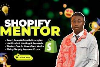 be your 7 figure dropshipping mentor, shopify marketing sales strategist, coach