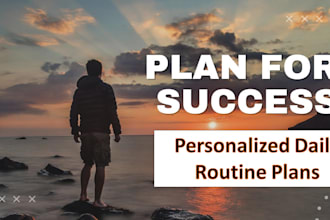 create daily routine plans to help you optimize your time
