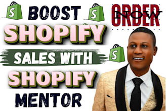be your shopify manager, shopify dropshipping mentor, marketing consultation