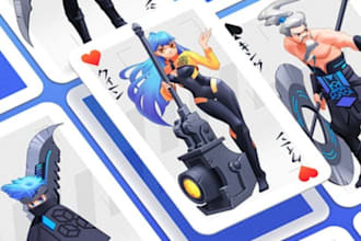 design high quality card game board game playing card for you
