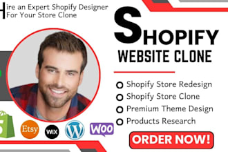 clone shopify store duplicate shopify store redesign or copy shopify store