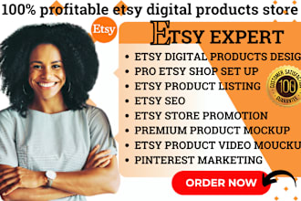 etsy digital products, etsy store setup, etsy digital planners, stanstore design