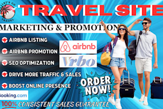 do organic travel site promotion airbnb listing marketing, travel guest post