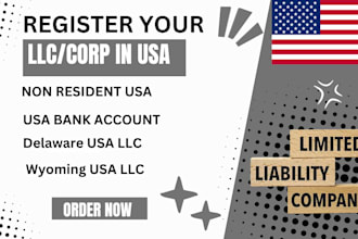 register USA llc in wyoming and delaware with ein ,irs