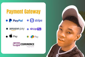 integrate paypal, stripe payment gateways on your website