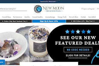 design a psychic reading website tarot shopify store or oracle website