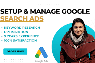 setup manage and optimize google search ads