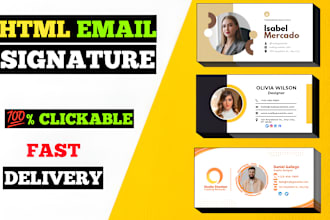 make clickable HTML email signatures for gmail outlook