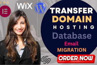 transfer, copy, migrate your hosting, database and email