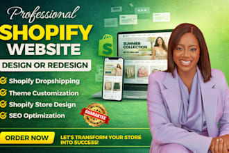 shopify store design shopify store redesign shopify website design shopify store
