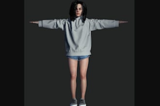 design custom 3d realistic characters for animation, game, unity and ue5,4,nsfw