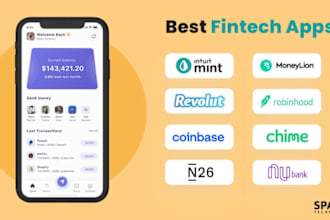 build personal finance app, savings app, blockchain app, insurtech app,