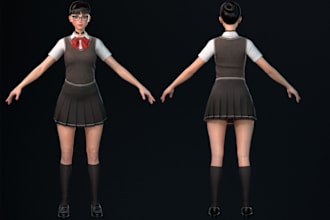 deliver 4k texture 3d model, stylized nsfw character, 3d sculpture