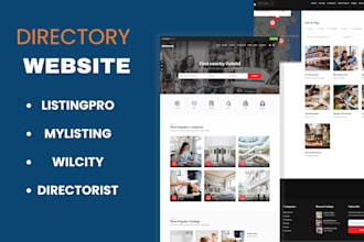 develop directory website using listingpro mylisting directorist