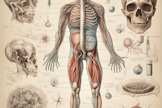 do medical, fitness and scientific illustration for you