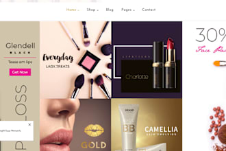 design makeup shopify store lipstick eye shadow store waterproof lip gloss store