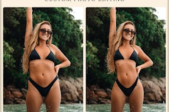 do natural body slimming and realistic body reshaping in photoshop