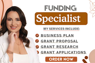write an investor ready business plan for startup, business proposal, grants