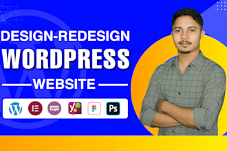 build wordpress website development, design, redesign, clone, wordpress website