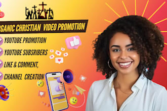 do professional top christian youtube promotion channel promotion