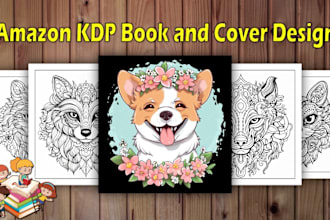 create unlimited amazon KDP coloring book interior pages