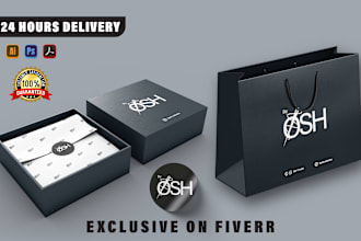 do urgent box packaging design, dieline design, ready to print