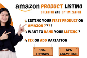 setup amazon fba fbm account product listings with SEO listing optimization