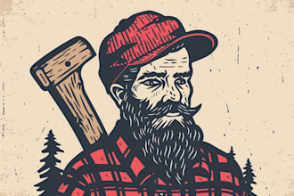 make custom portrait in linocut style