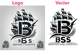 vectorize fix ai logo, correct text and make files print ready