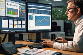 help for project plan schedule track report with primavera and microsoft project