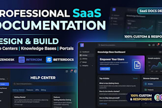 build a professional saas help center and knowledge base