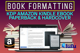 design interior book layout, formatting with book cover