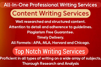 write top notch and well researched content