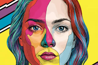 create a awesome wpap pop art portrait