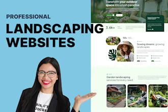 design a landscaping, gardening and lawn care wordpress website