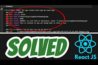 fix react js bugs and issues , fast and reliable debugging service