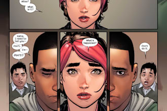 comic book illustration with comic book illustrator