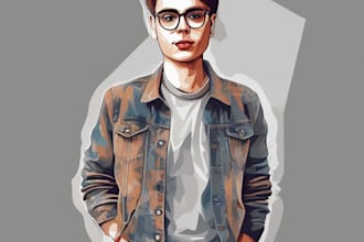 make any photo to vector art portrait