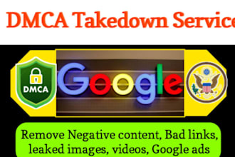 remove leaked and illegal data from reddit and twitter using dmca