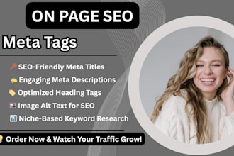write SEO optimized title tags and meta descriptions for your website