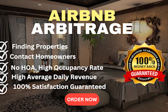 find airbnb arbitrage properties in USA and any other location