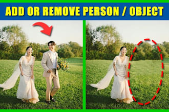 add or remove person, object or background using photoshop