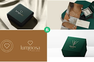 do design jewelry logo modern luxury boutique or any graphic design