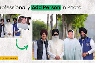 professinally add person to your photo, add people to photo
