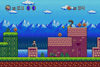 create a 2d video game in p5 js or javascript canvas