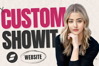 design and customize showit website or showit template with blog and SEO