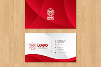 professional luxury business card and thank you card design
