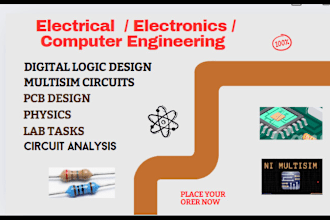 do physics digital logic design dld electronic circuits lca and mulitsim designs
