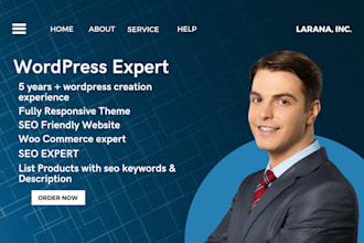 create responsive, optimized, SEO friendly wordpress woo commerce stores