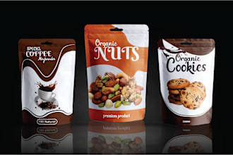 do custom pouch, label and packaging design